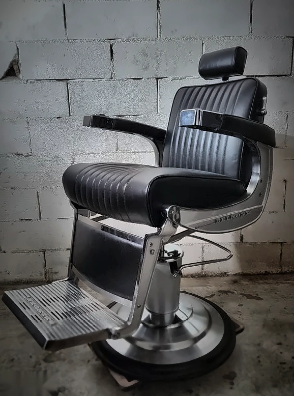 Fauteuil barbier Belmont restauré